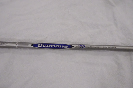 Mitsubishi Diamana S+ 70HY 3 Hybrid Shaft - Regular Flex - Titleist Hybrid Adapter