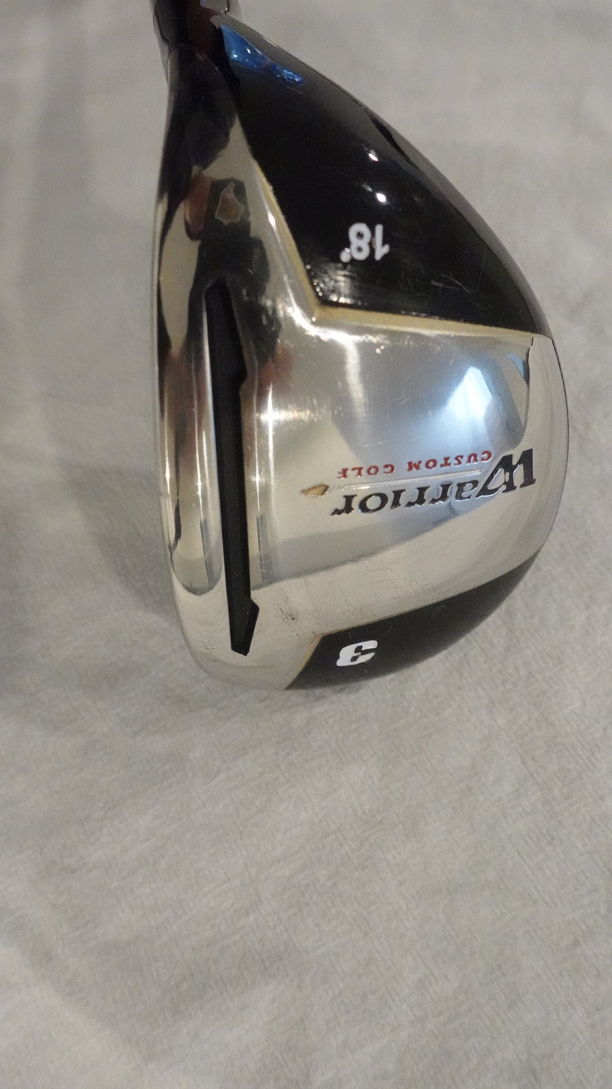 Warrior Custom Golf hybride no 3 18 degrés – droitier – flex regular