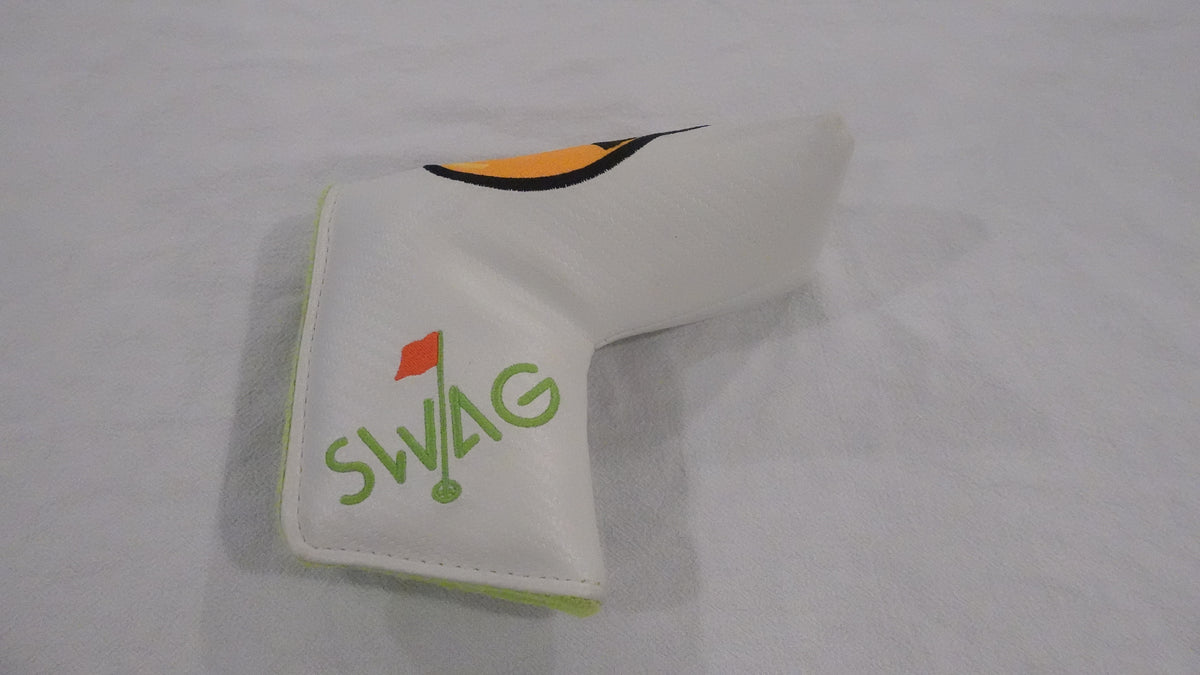 Swag Golf Menu Glasses Peach Blade Putter Cover