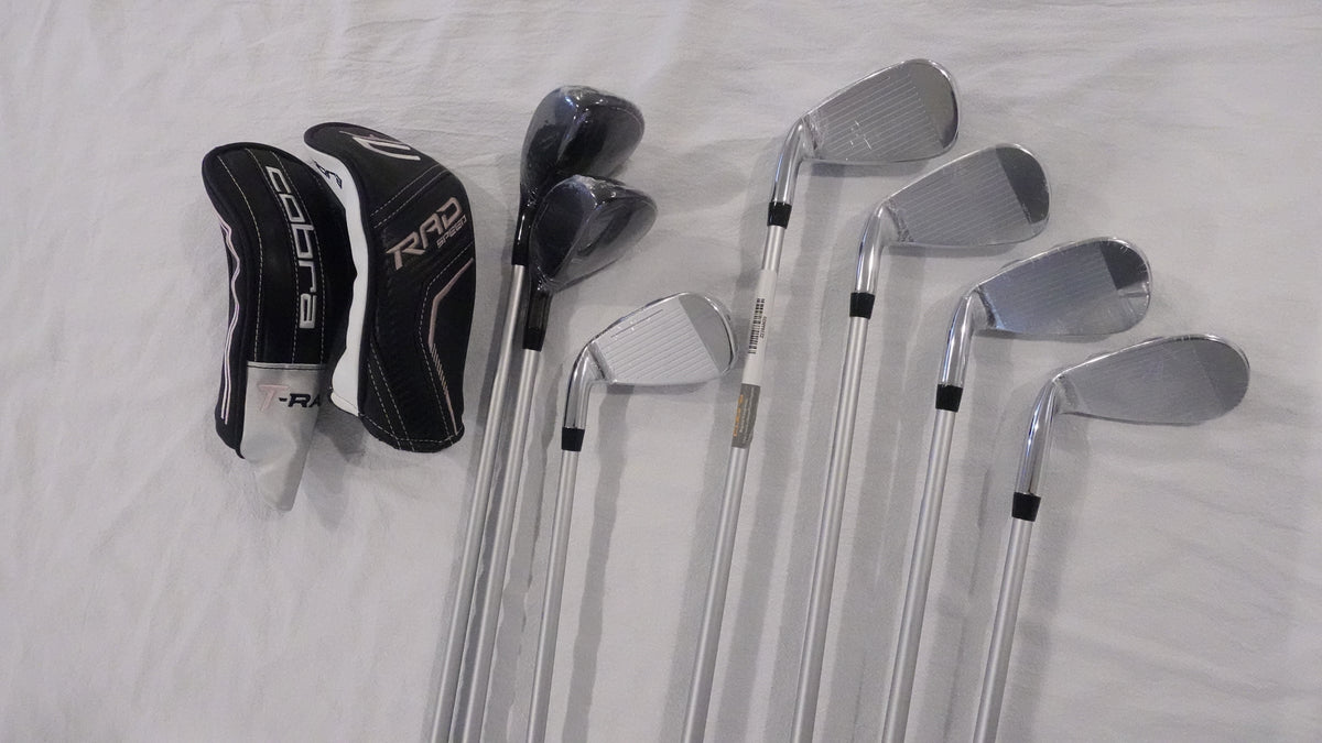 Cobra Women's T-Rail 3 Hybrid Graphite Iron Set 5H, 6H, 7-SW - Right Handed - Ladies Flex