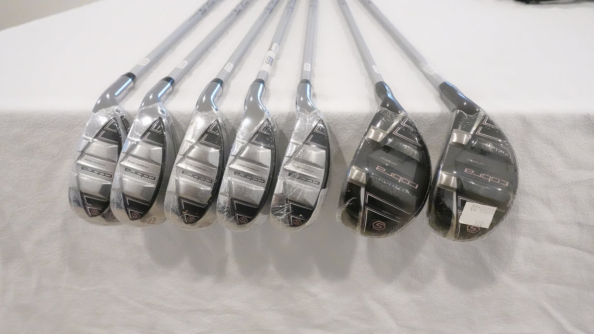 Cobra Women's T-Rail 3 Hybrid Graphite Iron Set 5H, 6H, 7-SW - Right Handed - Ladies Flex